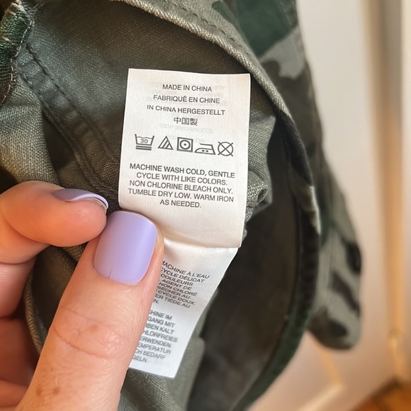 J Crew // Camouflage Utility Shirt Jacket Shacket - Picture 9 of 10